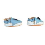 Pair of Leather Shark Baby Slippers