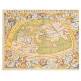 Sebastian Munster Woodcut Map Altera Generalis