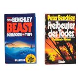 2 Peter Benchley Hardcover German Novels