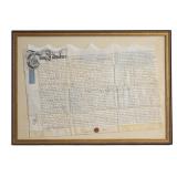 Robert Dix Manuscript on Parchment
