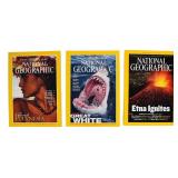 3 National Geographic Magazines