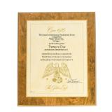 CINE Golden Eagle Award Plaque Peter Benchley