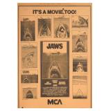 MCA Jaws Newsprint Wall Street Journal