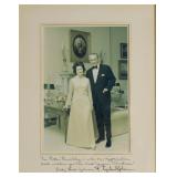 Lyndon & Lady Bird Johnson Signed Photograph