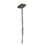 Plains Sioux Style Beaded Stone War Club