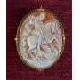 14 Karat Gold Mounted Cameo Brooch