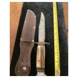 Original Bowie knife with sheath