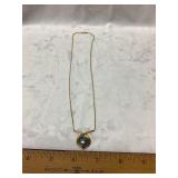 18ï¿½ 14kt necklace, 9 grams total weight