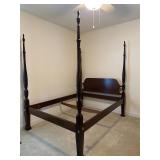 Mahogany Queen Anne Full Size Bed