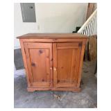 pine side table
