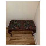 Mahogany Ball & Claw Bench