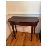 Federal Style mahogany flip top table