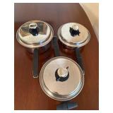 Stainless Steel Pots and Pans with Lids