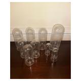 9 Glass Domes