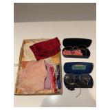 Vintage Glasses and Linen
