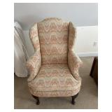 Queen Anne Wing Back Chair