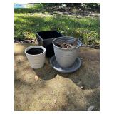 3 Ceramic Planters