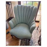 Queen Anne Barrell Chair