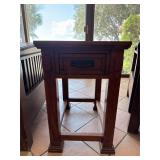 Arts & Crafts Style Oak Side Table