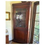 Mahogany Corner Cabinet