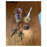 Assorted Brassware and Owl Figure