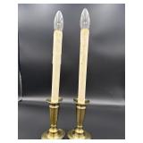Pair of Brass Candle Holders