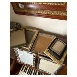 7 assorted picture frames