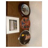 Assorted Decorative Plates and Artwork