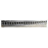 40 Foot Extension Ladder Black Feet