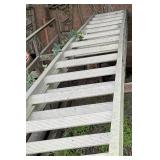 40 Ft Ext Ladder with Black Tip-Slightly warped