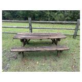 Wooden Picnic Table