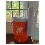 Home Depot Water Cooler with Cup Holder