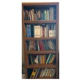 Five Shelf Bookcase and All Books