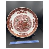 Large Asian Plate With Stand