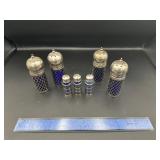 Cobalt Blue Salt and Pepper Shakers