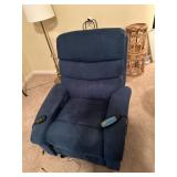 Blue Reclinging Chair