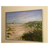 Oil on Canvas Beach Painting