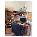 Desk, Desk Chair and All Contents