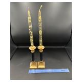 Two Toned Candle Holders