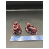 Asian Figures (Cinnabar?)