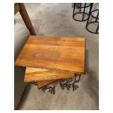 Set of 3 Oak Nesting Tables