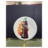 24" Coca-Cola Porcelain BUTTON
