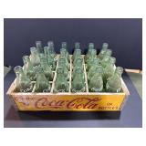 24 Coke Cola Bottles and Wooden Case