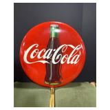 24" Coca-Cola Porcelain button