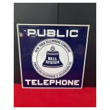 Public Telephone Sign