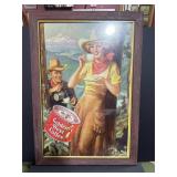 Golden West Coffee Advertisement Framed