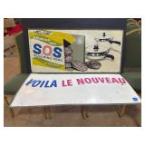Metal S.O.S Scouring Pads Advertisement