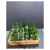 24 Assorted Bottles and Crate