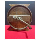 Wooden Churn w/ Stenciling