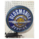 Oldsmobile Service Light Up Sign